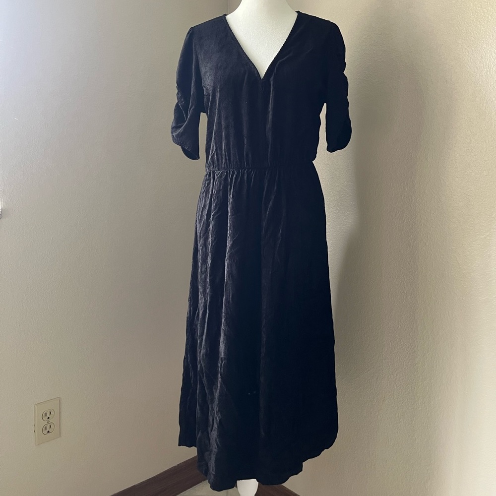 GAP-Wrap Front Midi Dress